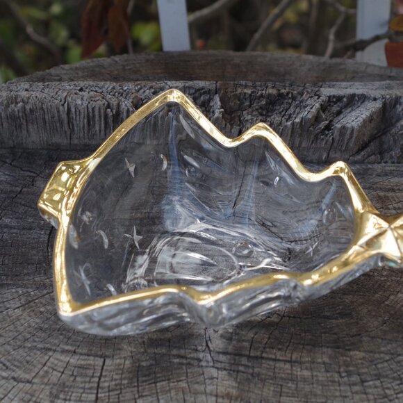 Vintage Studio Nova Sweet Dish Tree Gold Trim - Picture 4 of 9